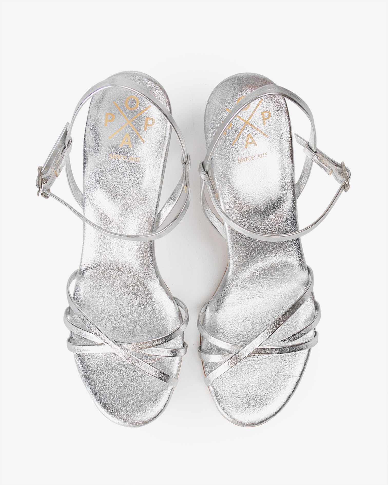 Silver Artic Heel Sandal