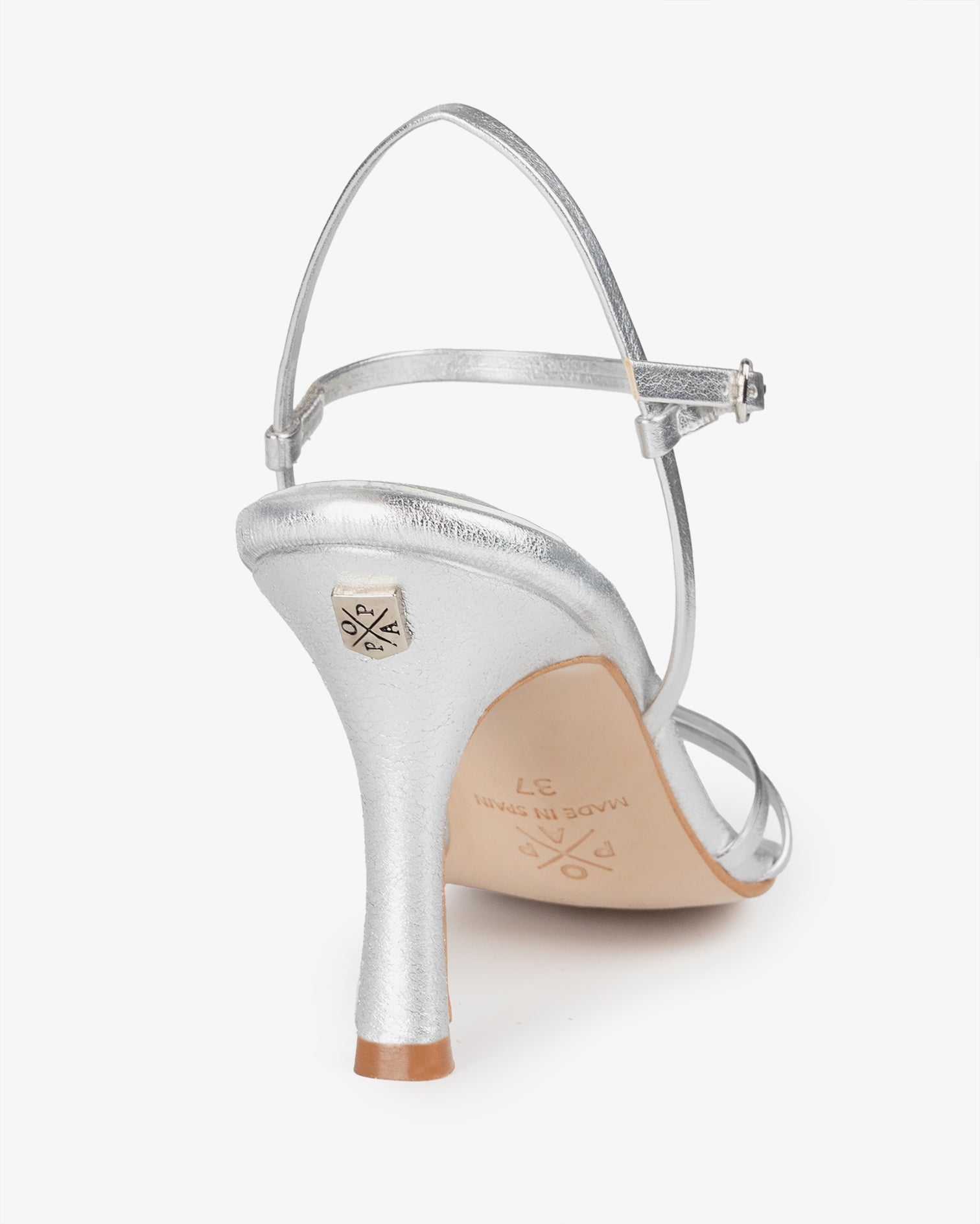 Silver Artic Heel Sandal