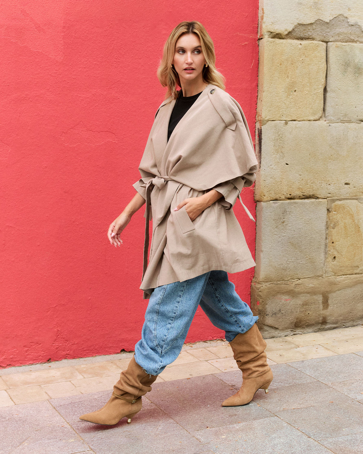 Bota Beige de Mujer Takayama