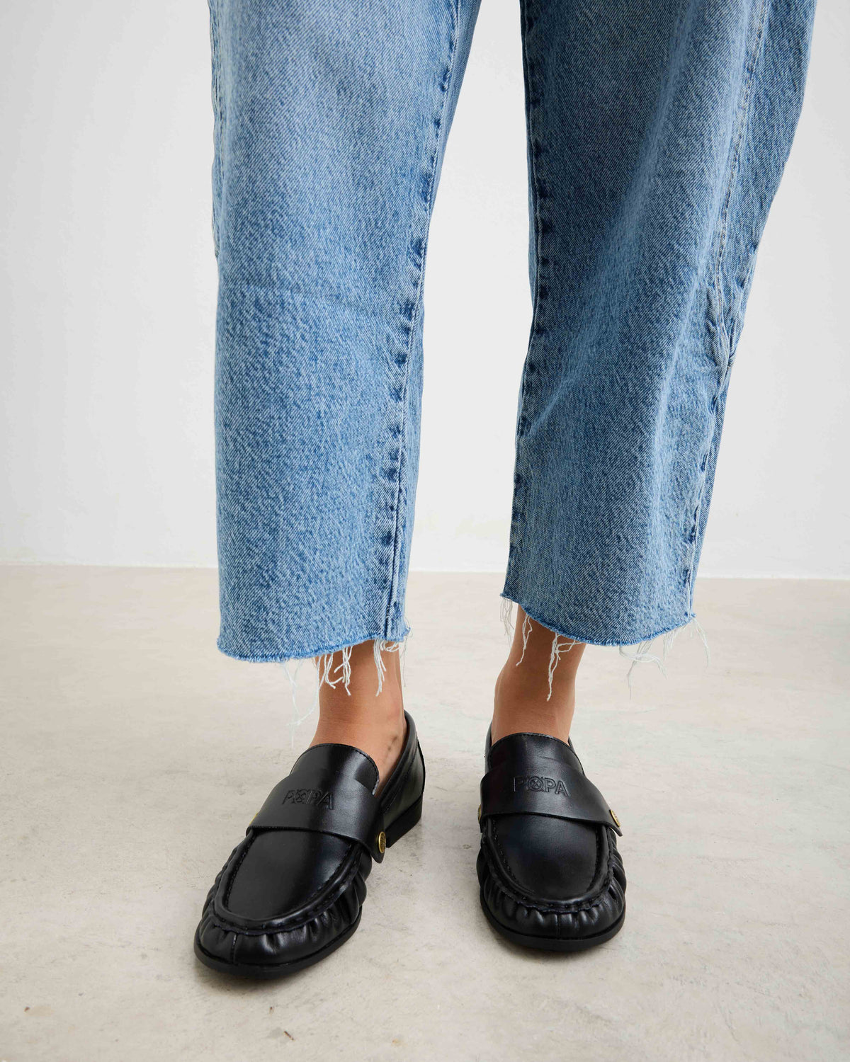 Mocasín Negro de Mujer Yao