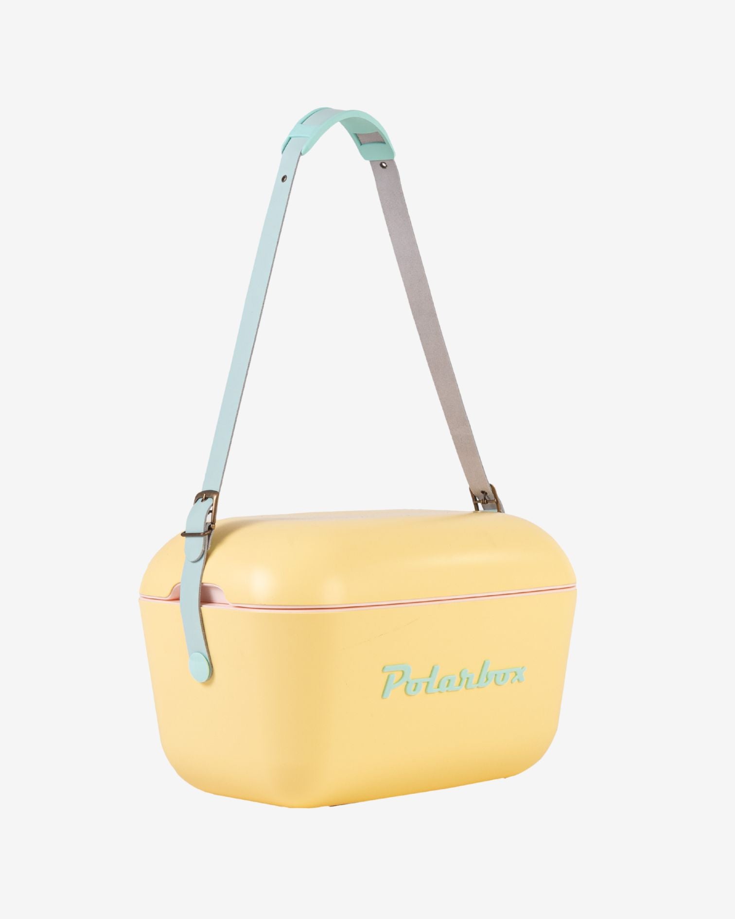 Nevera de playa Polarbox x POPA Amarilla Verde