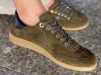 Imperial Green Leather Sneaker