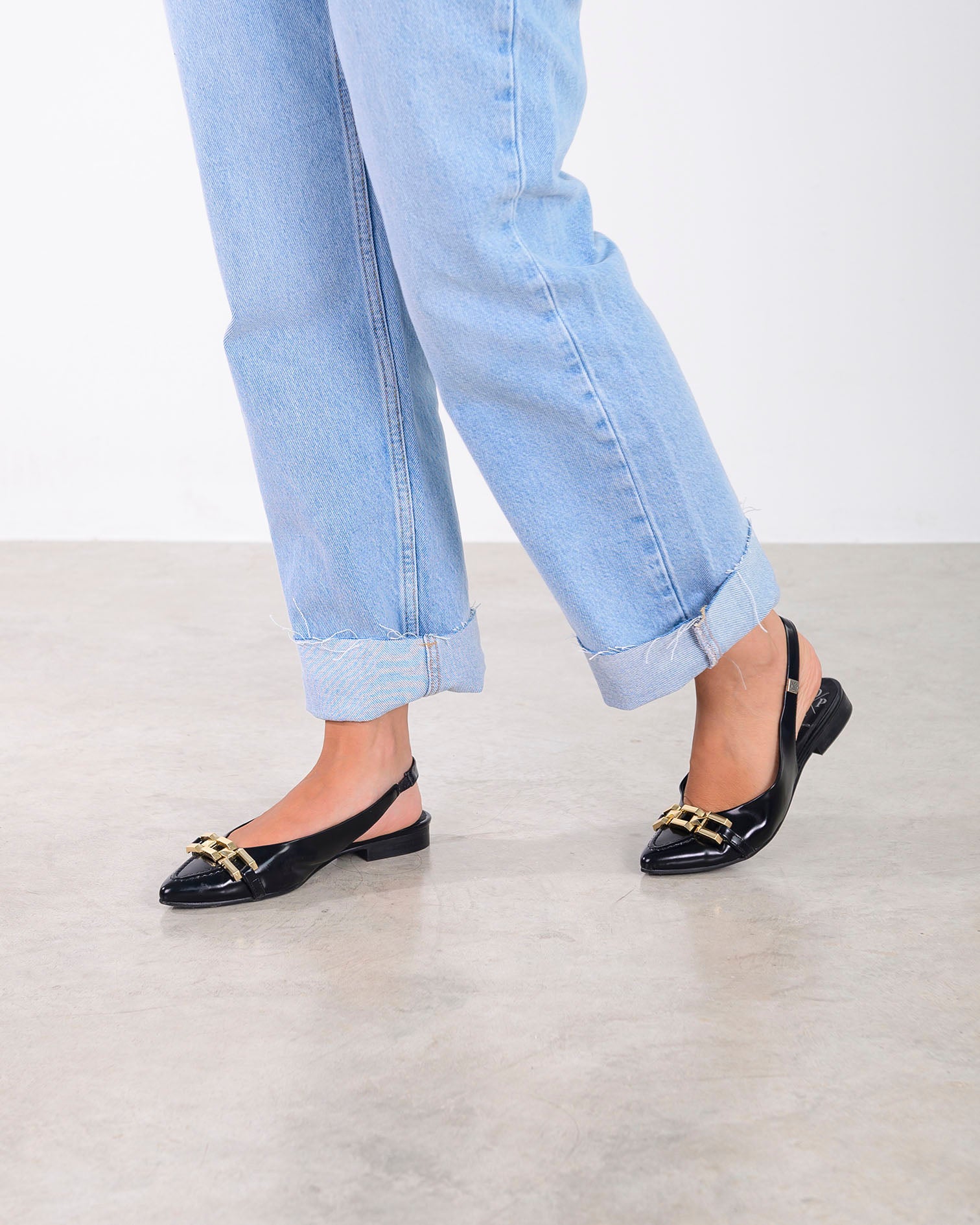 Bailarina Vero Black Slingback