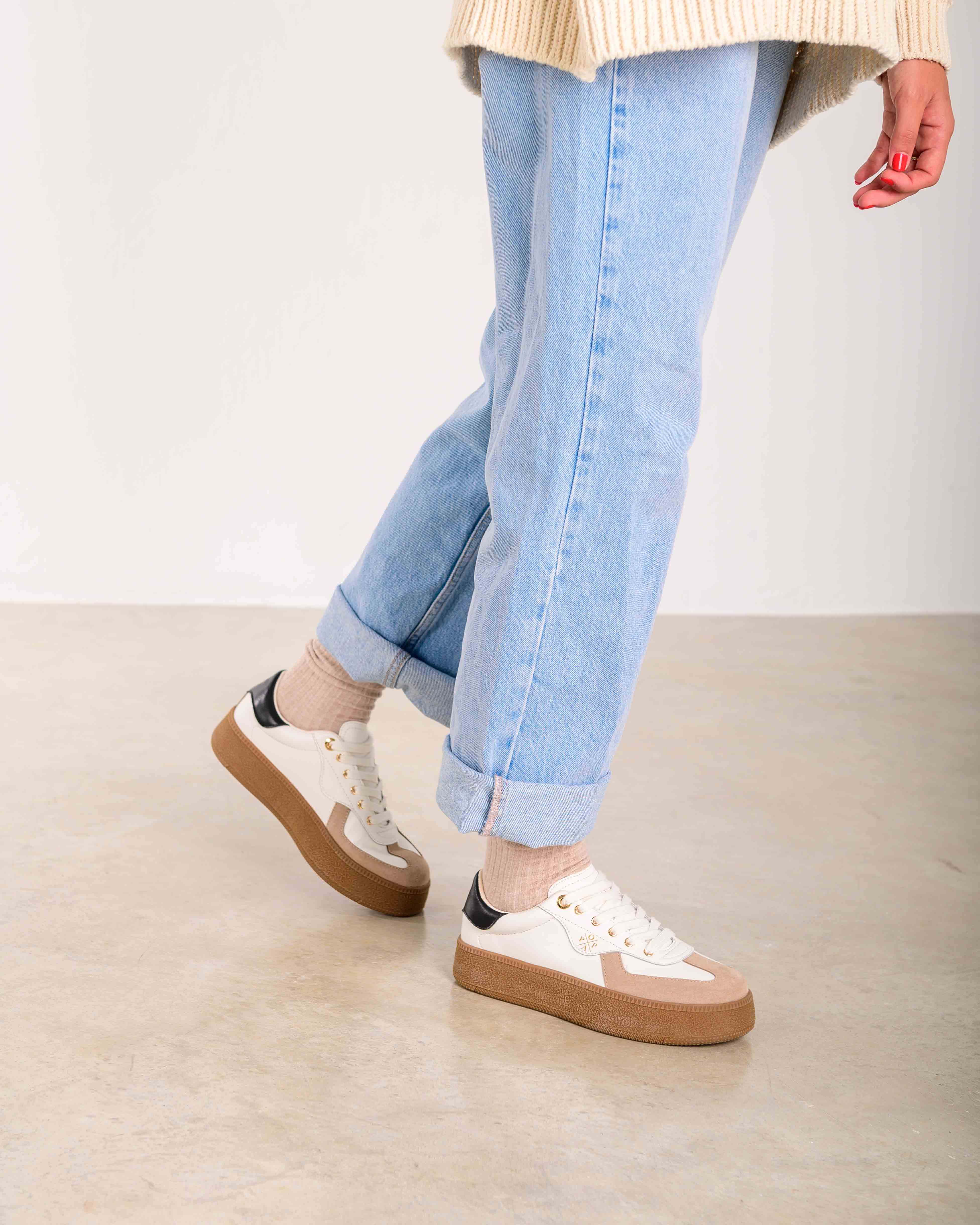 Noble White Platform Sneaker