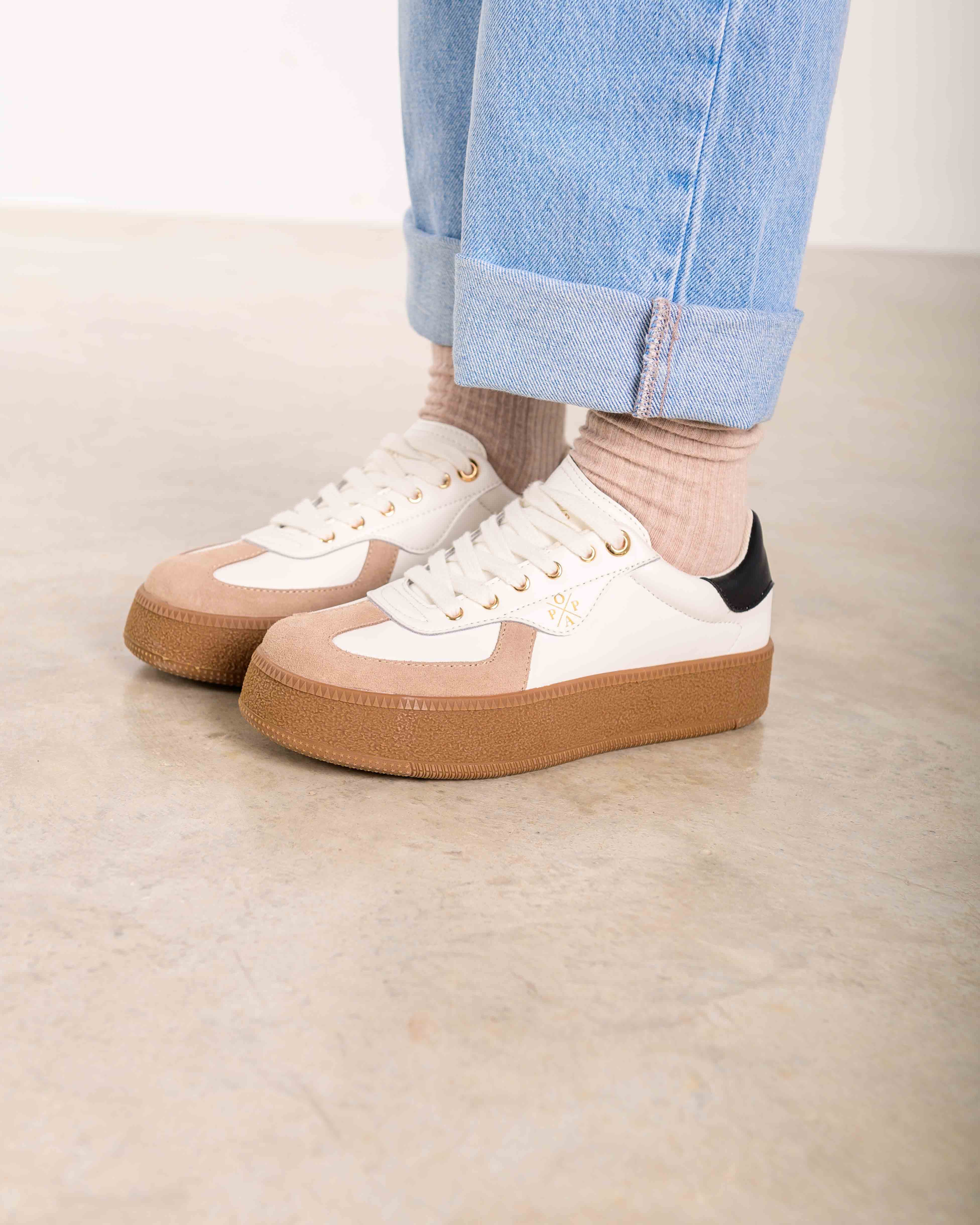 Noble White Platform Sneaker