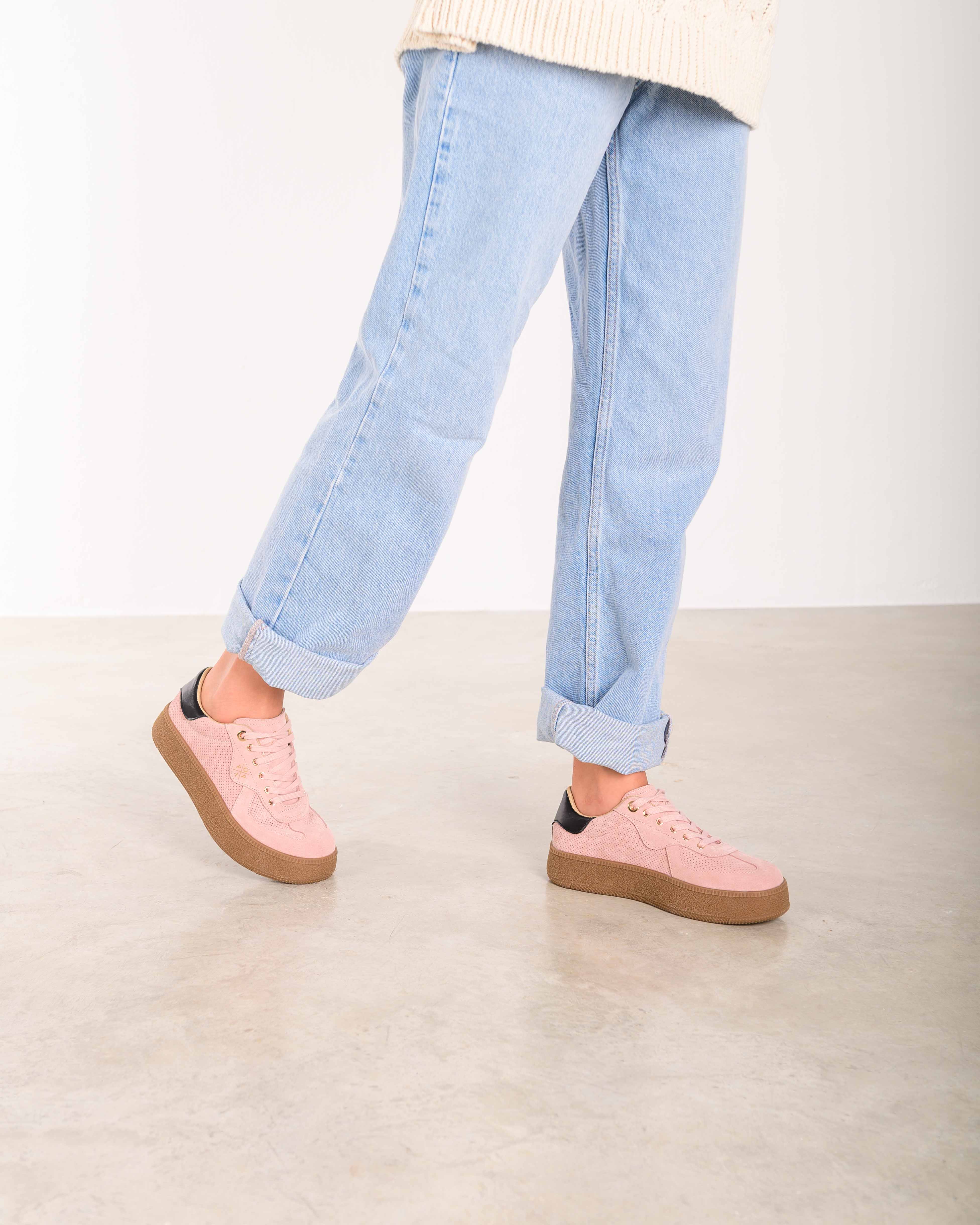 Noble Pink Platform Sneaker