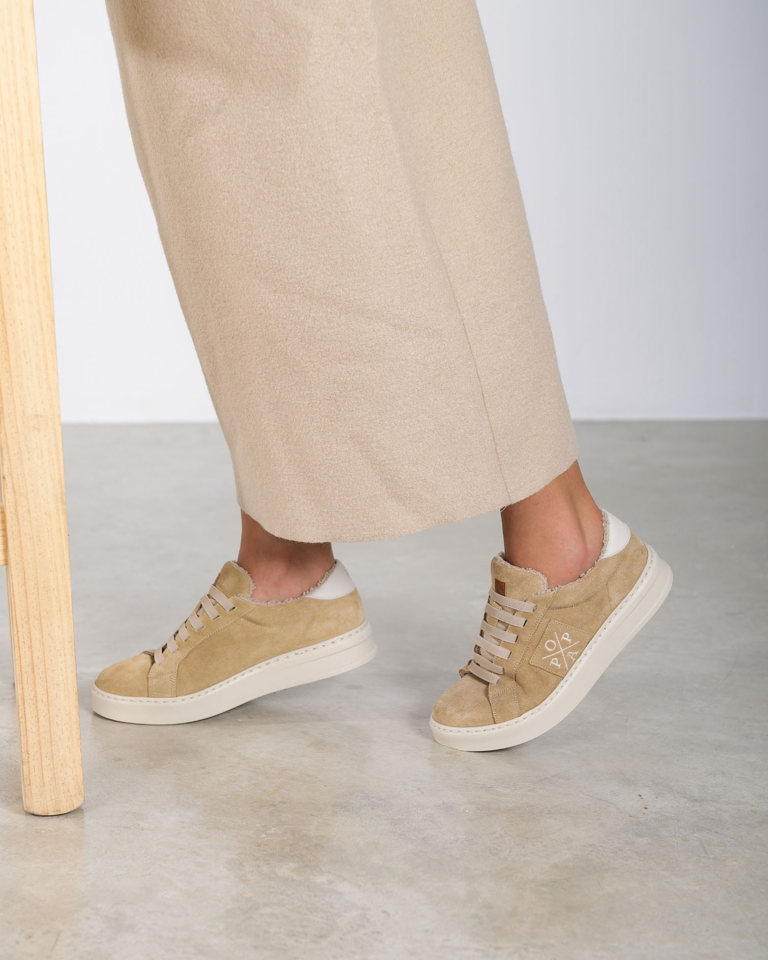 Macera Sand Suede Sneaker