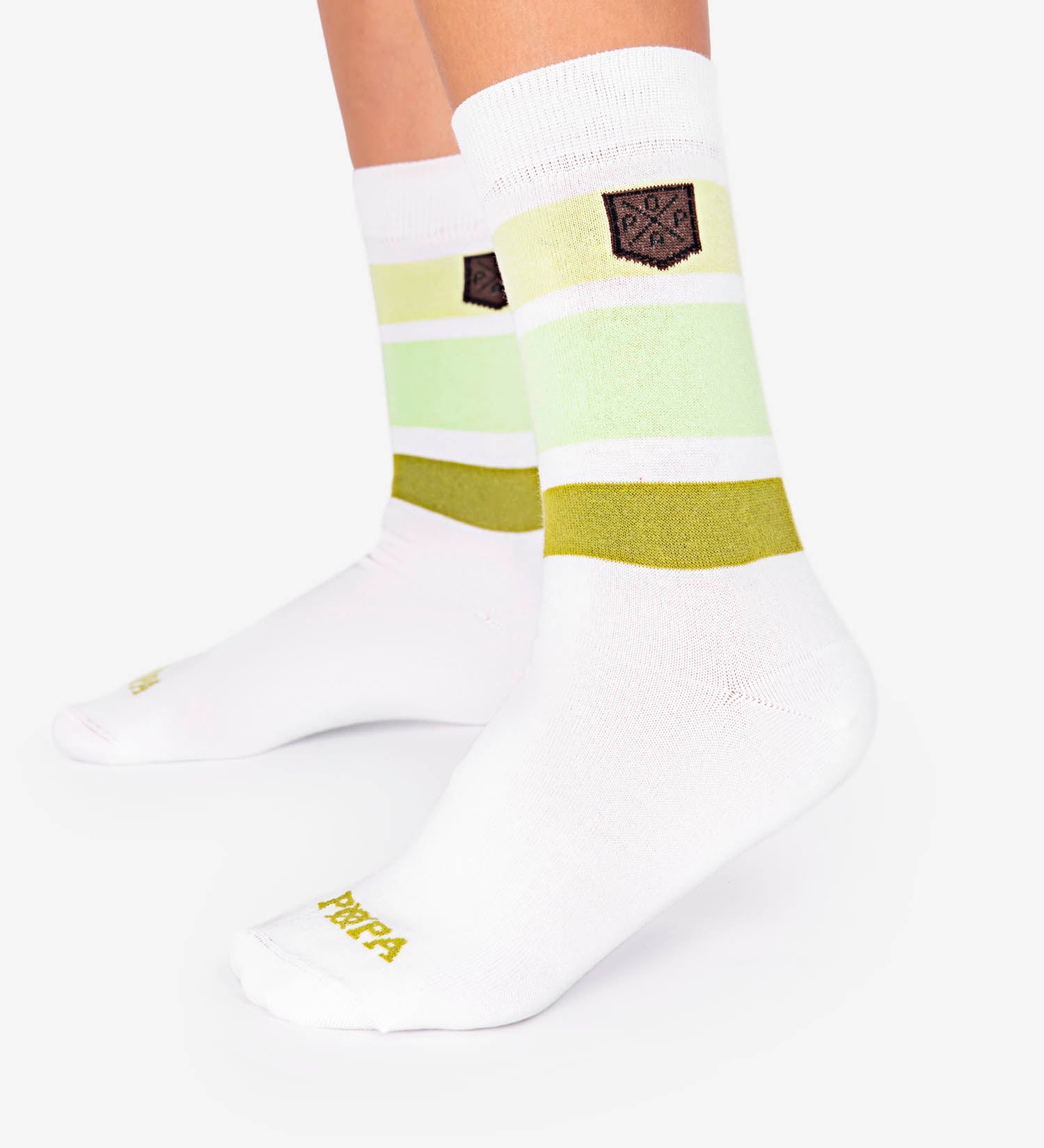 Green Striped Connie Socks