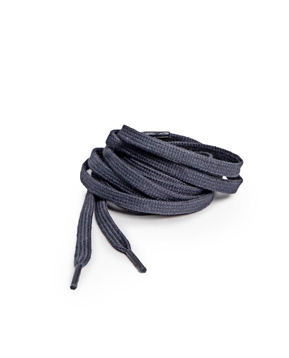 Pair of Gray Blue Shoelaces