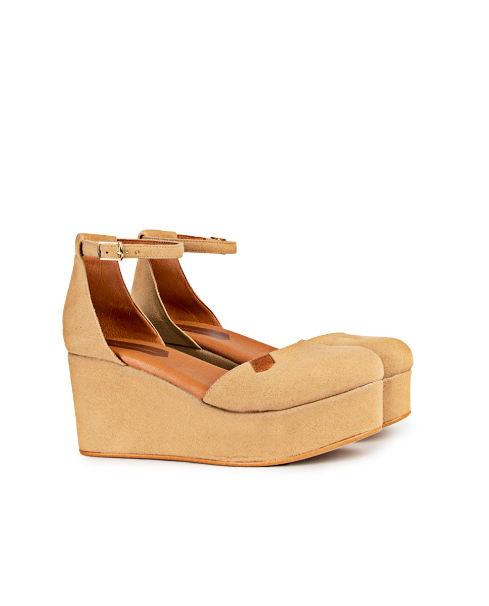 Low Wedge Cantalar Suede Sand