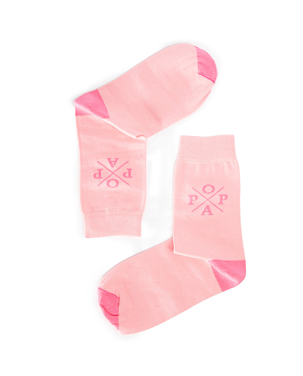 Calcetines Janet Liso Rosa
