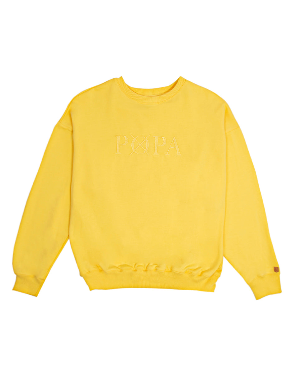 Dona Sweatshirt Yellow Color Letters