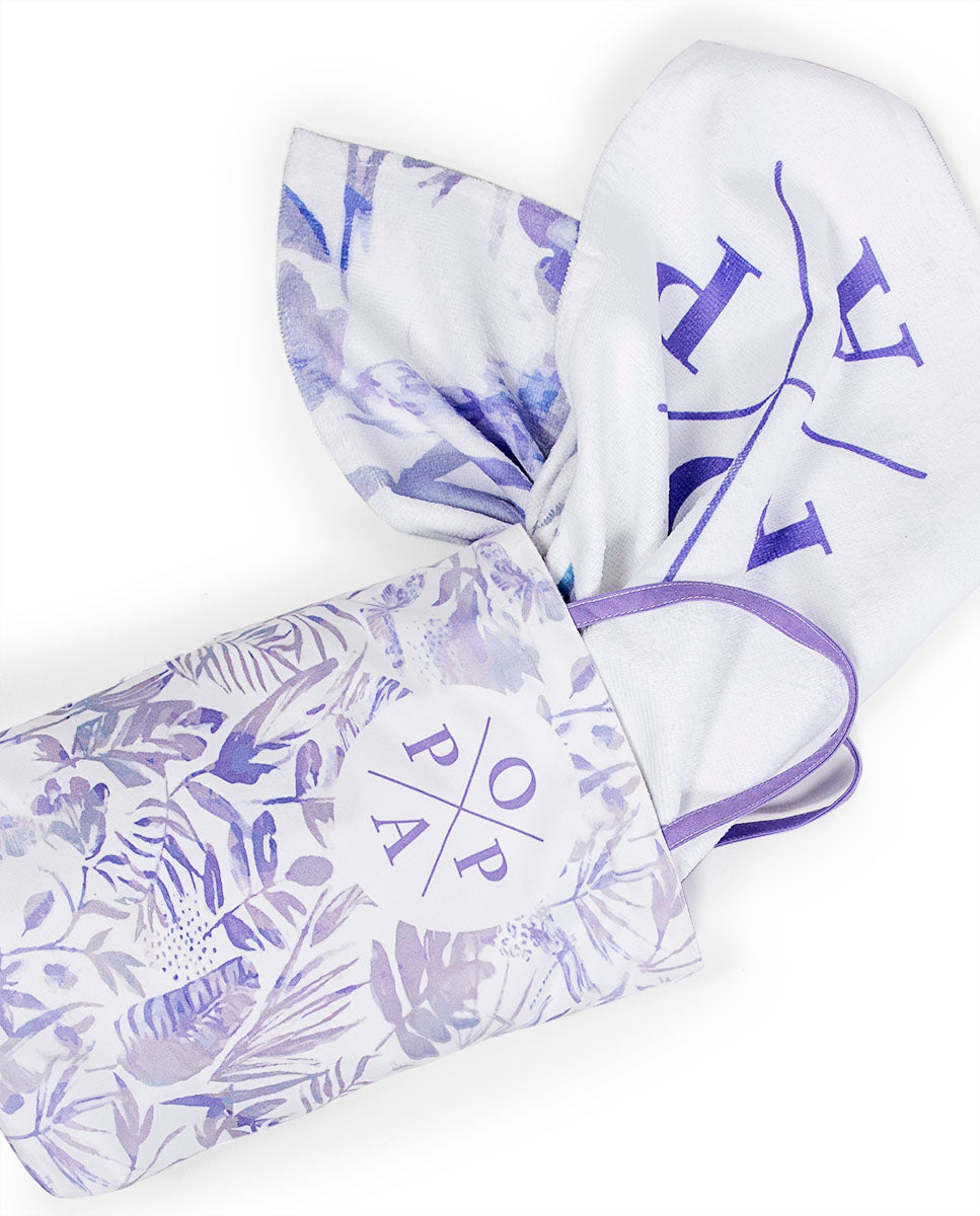 Serena Lavender Flowers Towel